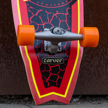 Load image into Gallery viewer, Santa Cruz Carver Flame Dot Shark 9.85 Surf Deck Planche Skate Skateboard Skateboarding Maroc Morocco Skateshop Shop Boutique Shopping Online Skatemarket Market