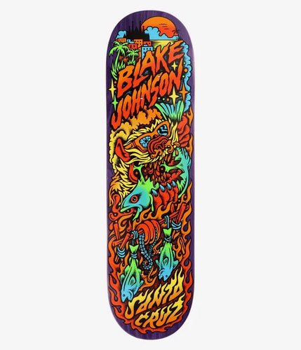 Santa Cruz Blake Johnson Beach Wolf Deck Planche Skate Skateboard Skateboarding 8.375 Maroc Morocco Skateshop Shop Boutique Shopping Online Skatemarket Market