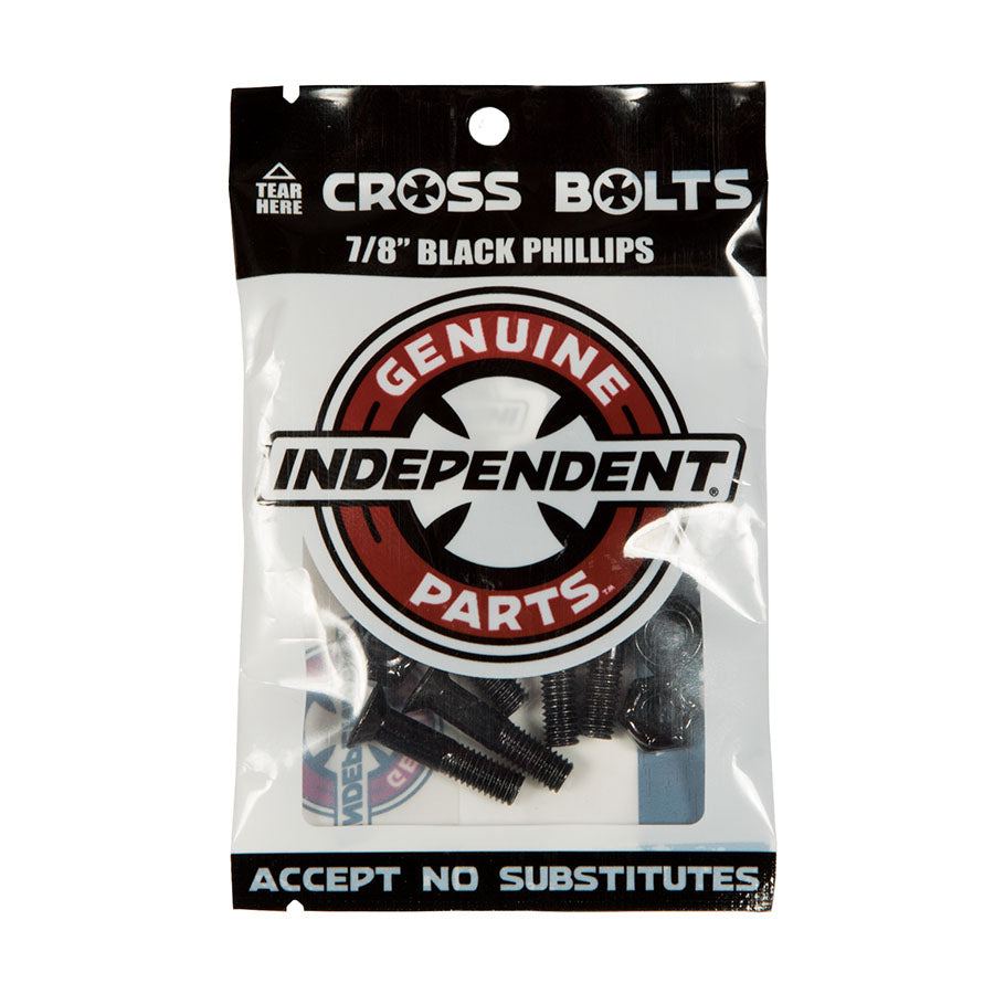 Cross Bolts Visserie Black Independent Trucks Skate Skateboard Skateboarding Morocco Maroc Skatemarket Shop Skateshop