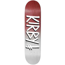 Load image into Gallery viewer, Deathwish Skateboards Taylor Kirby Gang Name Burgundy White Planche Decks Skateboard Skateboarding Morocco Maroc Skatemarket Skateshop
