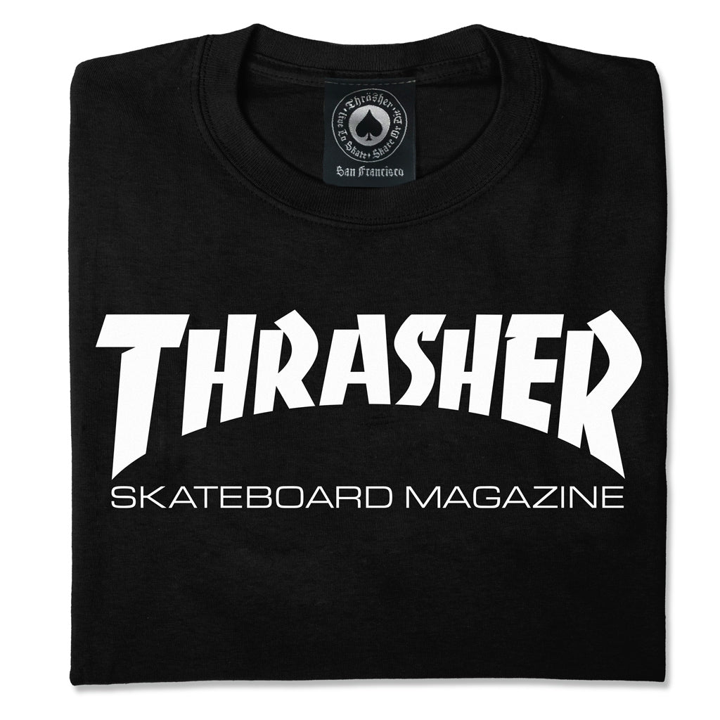 Skate Mag T-Shirt (Black) Thrasher Magazine – SKATEMARKET.MA